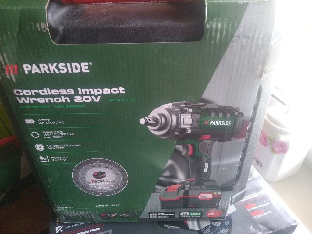 Parkside akumulatorowy klucz do kół PASSK 20 li  C2