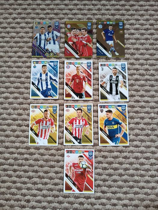 Karty piłkarskie FIFA 365 PANINI 2019 Adrenalyn XL kluby offical cards
