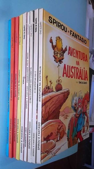 Spirou - Raros álbuns em CAPA DURA, Edições da Meribérica.
