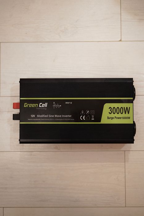 Przetwornica Inwerter Green Cell 12V na 230 V 3000W/6000W