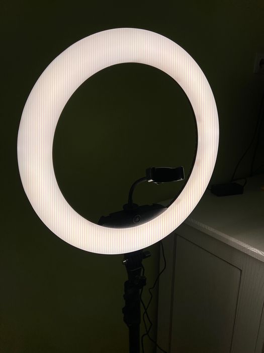 Кільцева лампа lumerty 45см 75 вт