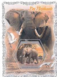 WKS 2016 cena 5,99 (2) - słonie, blok