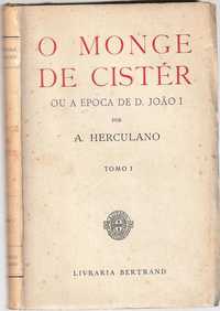 O monge de Cister – 2 volumes-Alexandre Herculano-Livraria Bertrand