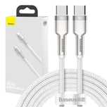 Kabel Usb-C Do Usb-C Baseus Cafule, 100W, 2M (Biały)