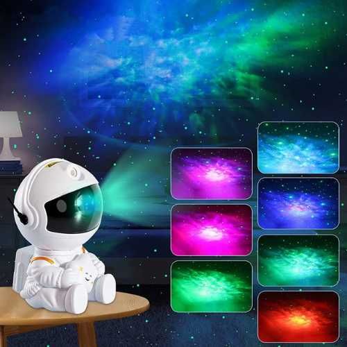 Astronauta Projektor Gwiazd Nowy Model Rzutnik Lampka Nocna Niebo LED