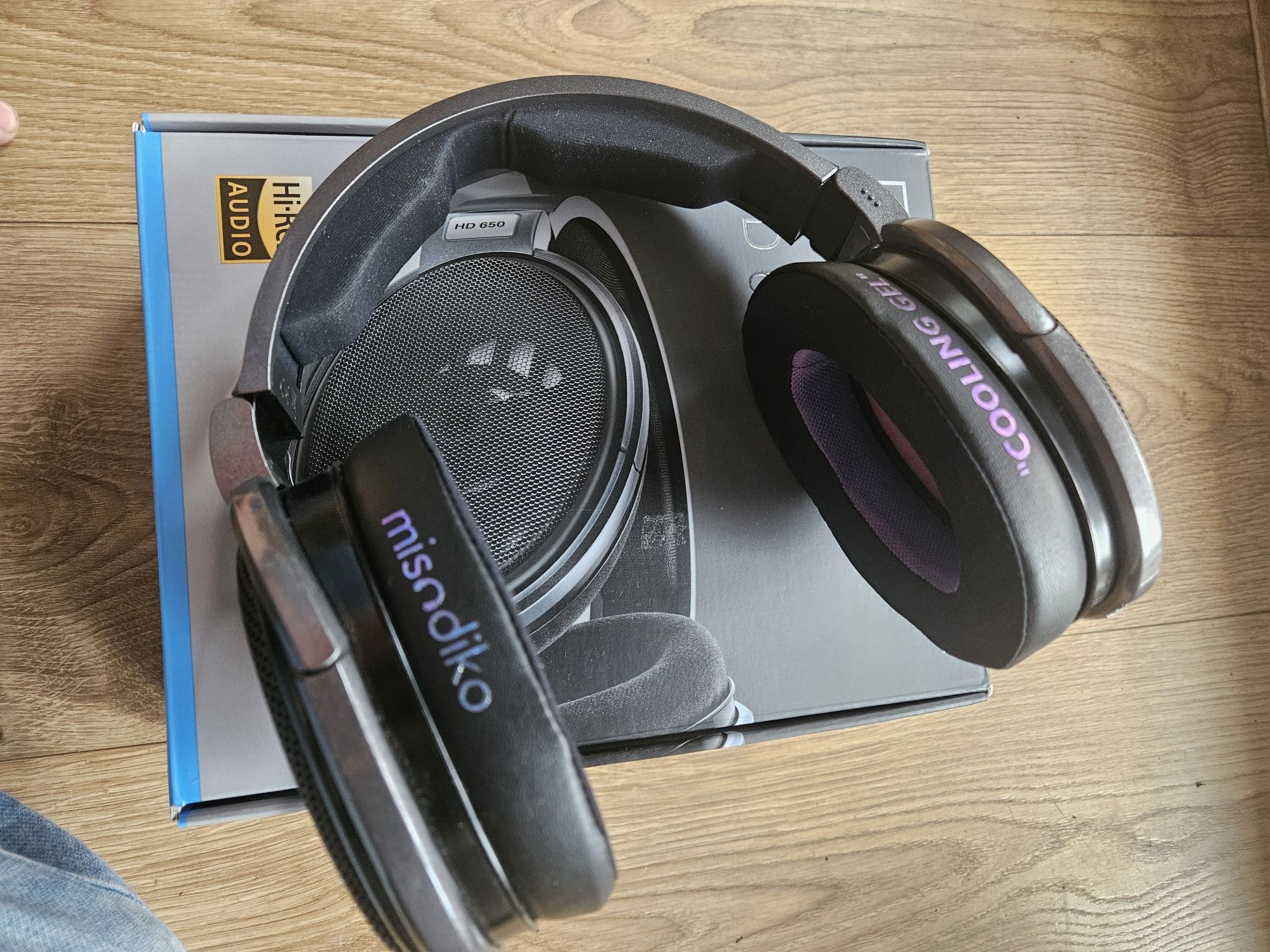 Sennheiser HD 650 bdb + dodatkowe pady