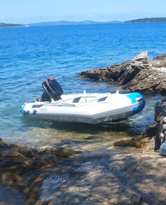 Sprzedam ponton pro marine z silnikiem Johnson 25 km