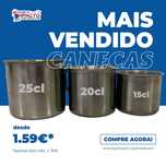 CANECO INOX 7CM COM GRAVAÇÃO A LASER