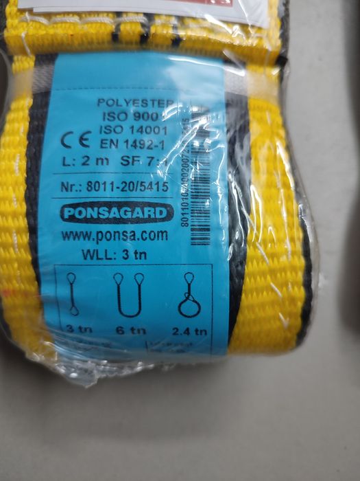 Cintas de elevação 3T 2M