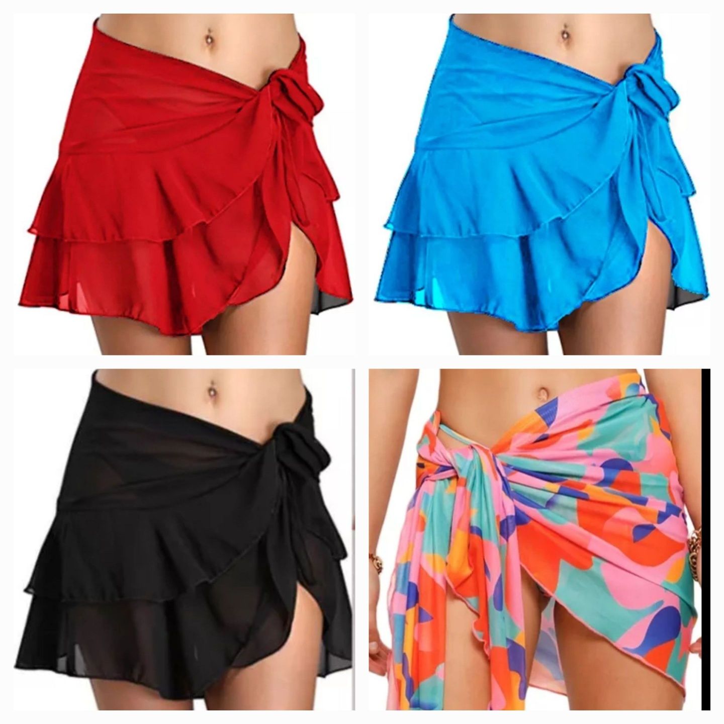 Pareos femininos varias cores Novos. Moda Verão Praia Piscina