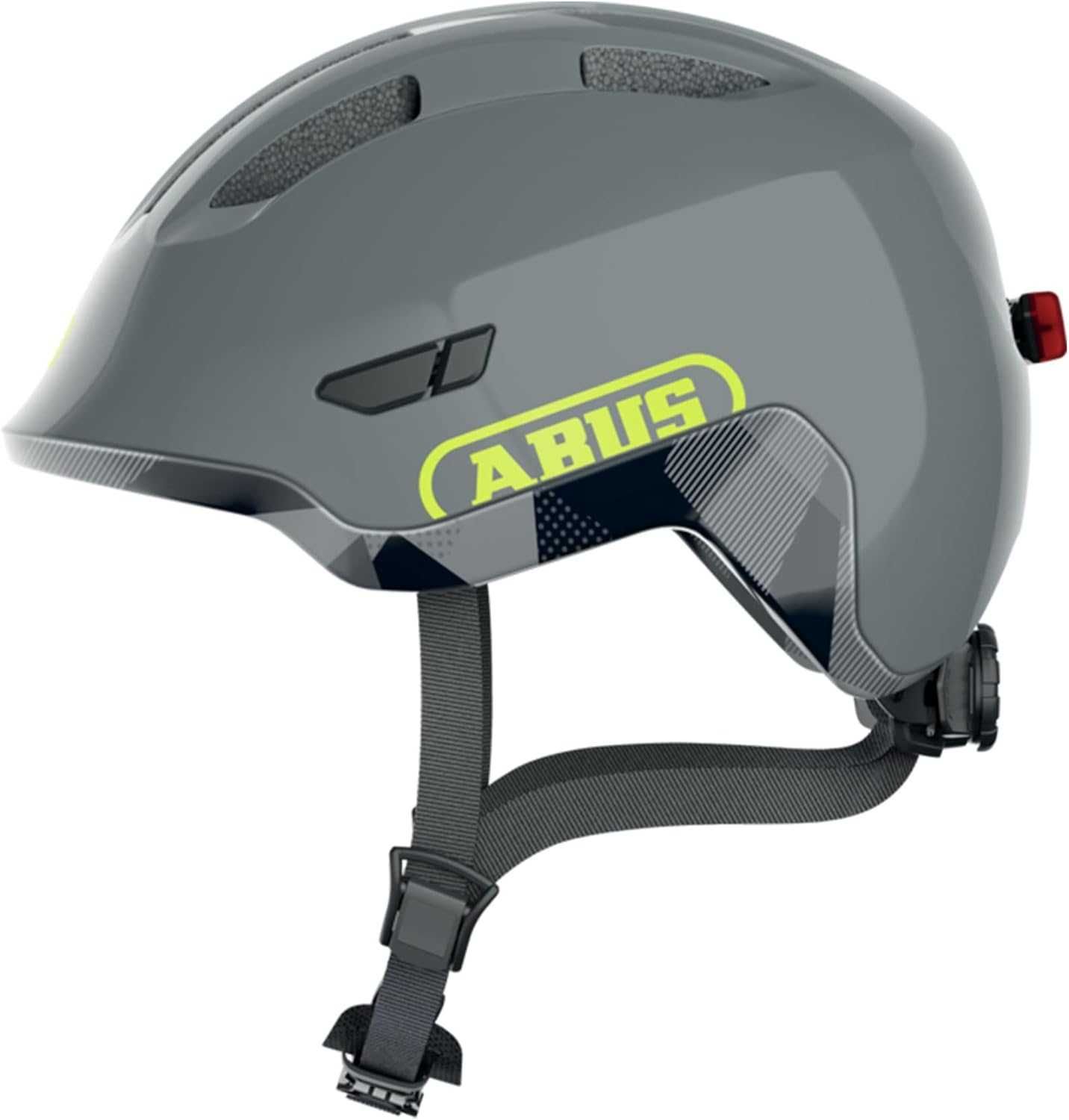 Kask Rowerowy Abus KIDS SMILEY 3.0 M 45-50 cm Ace Led z Lampką