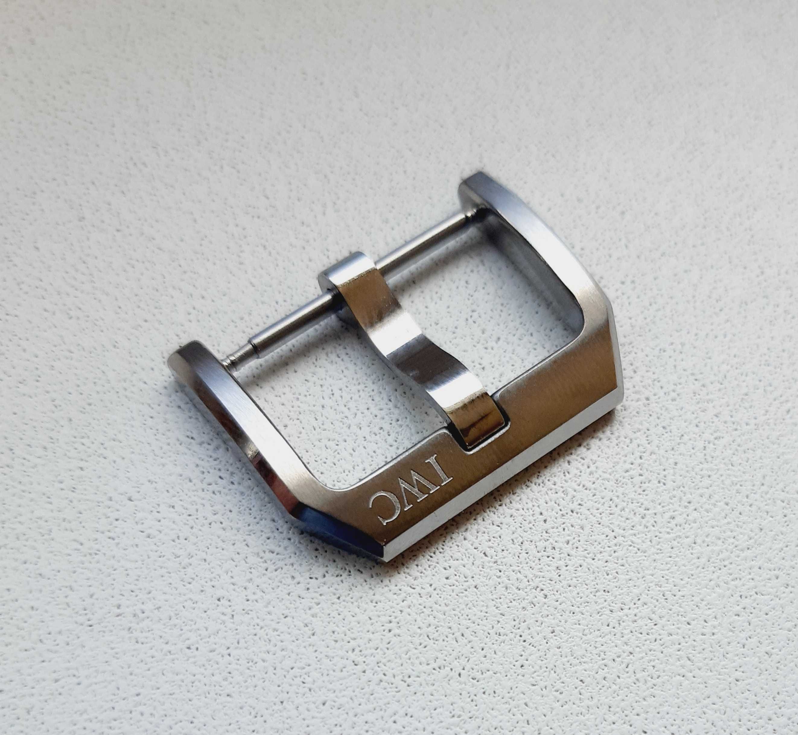 Klamra zapięcie 18mm 20mm do zegarka IWC Schauffhausen stal INOX