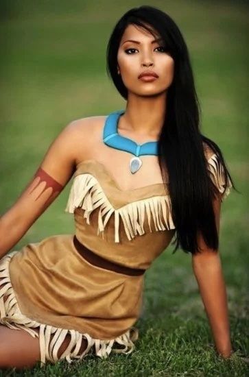 Strój, kostium, przebranie Pocahontas! INDIANKA!
