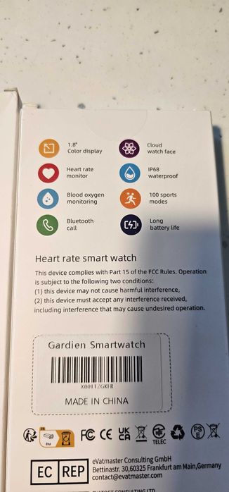 IDW19 Smartwatch zegarek Bluetooth Alexa Android