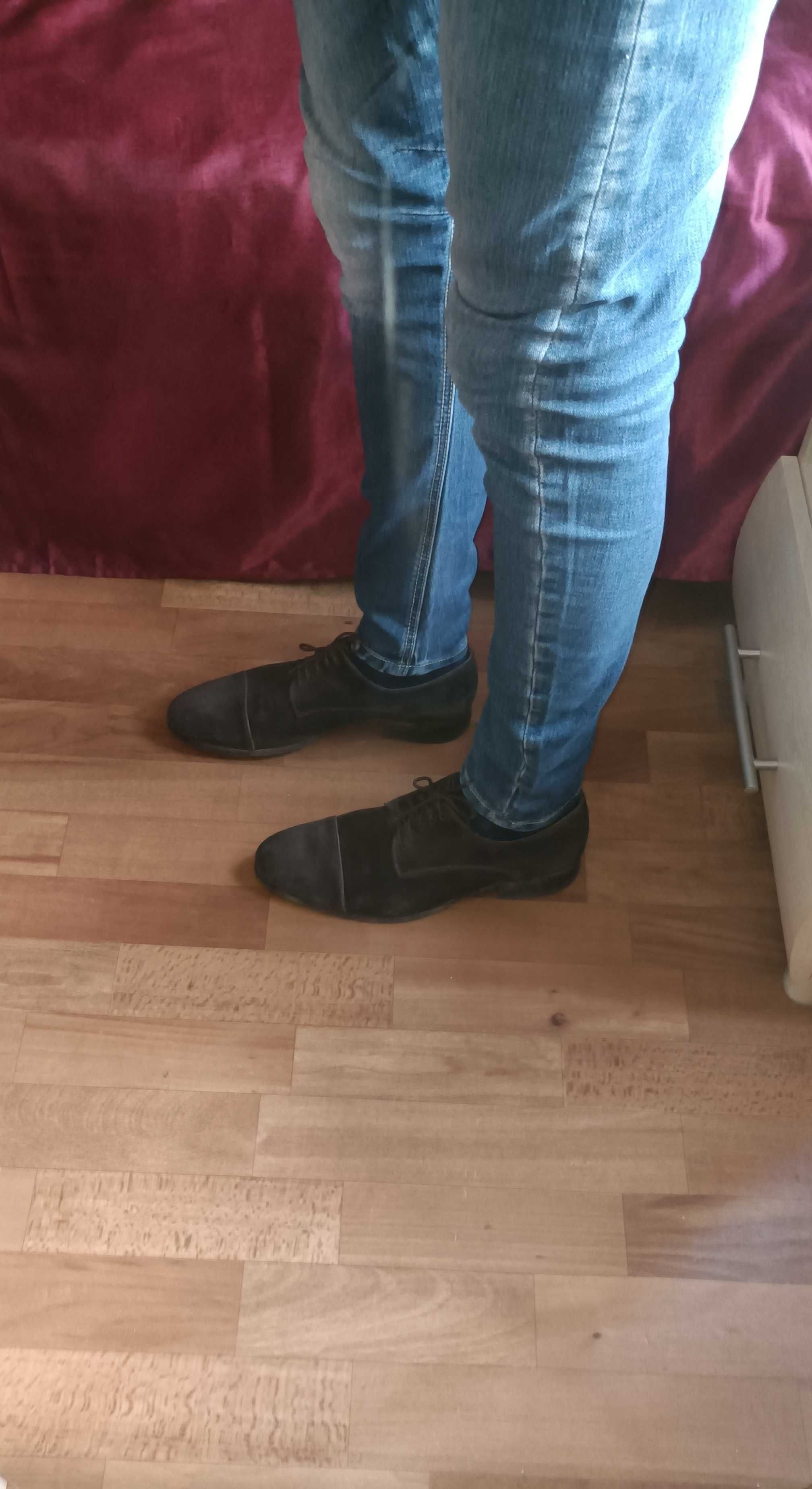 Туфли замшевые мужские n.d.c. made by hand Чоловічі туфлі Італія 44р