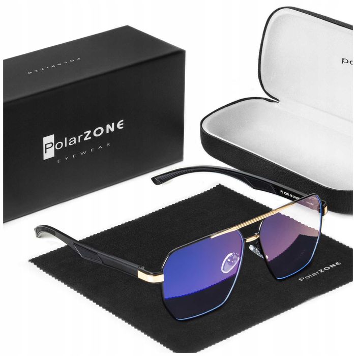 Okulary PolarZONE – zerówki do pracy przy ekranie z filtrem Blue Light