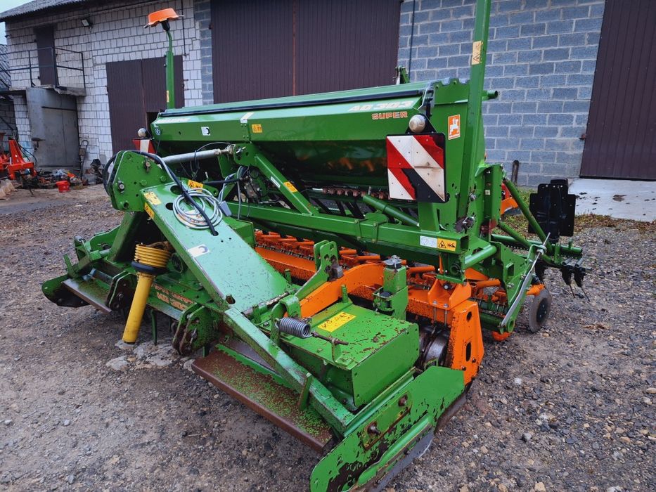 Agregat uprawowo-siewny 3m talerzowy Amazone KG303 AD 303 stan bdb