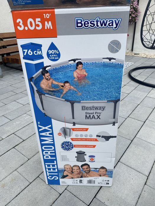 Basen stelażowy firmy BestWay 3,05x76