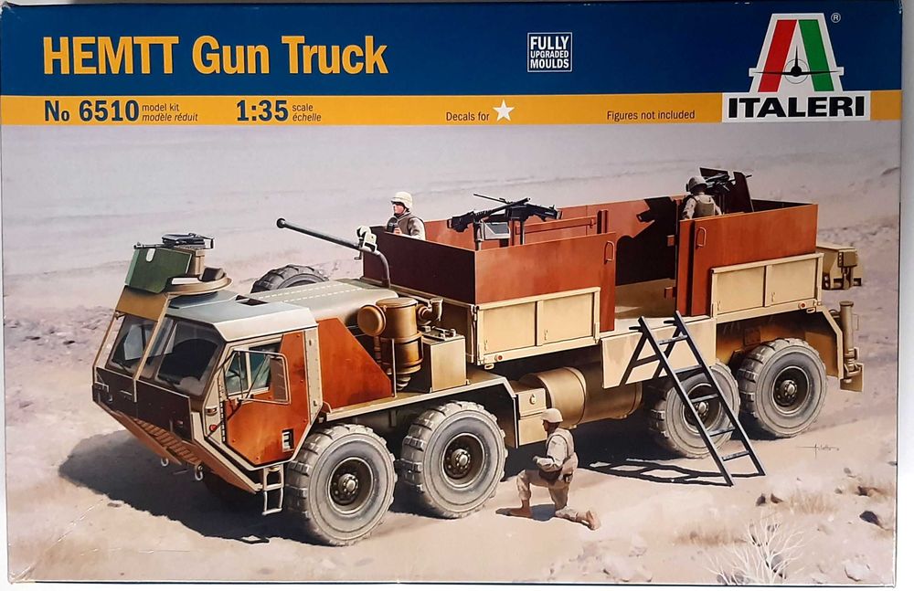 Model plastikowy HEMTT Gun Truck 1/35 ITALERI NOWY
