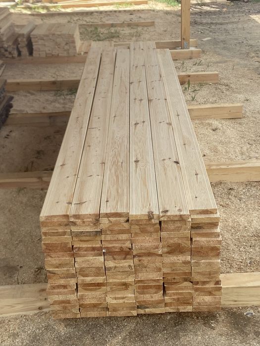 Deska tarasowa, ryflowana, sosna 21mm x 150 mm x 4,10 mb