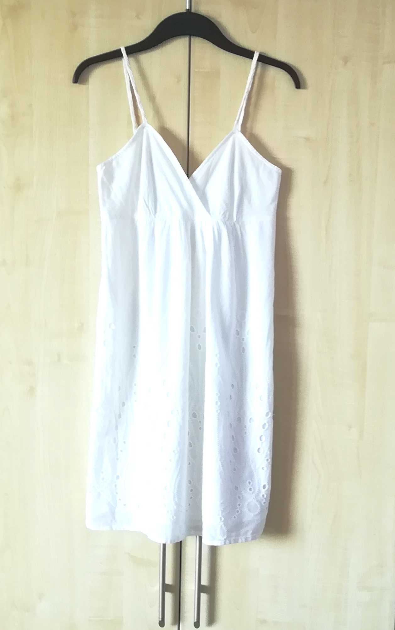 Biała sukienka Promod rozmiar S