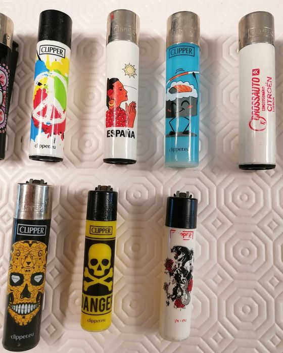 Isqueiros de Coleção  "Clipers", 9 un, todos por 15€