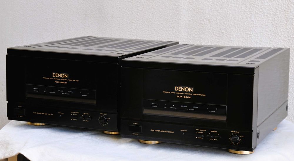 Power Amplifiers Denon POA-6600 + Preamplifier Denon PRA-1100