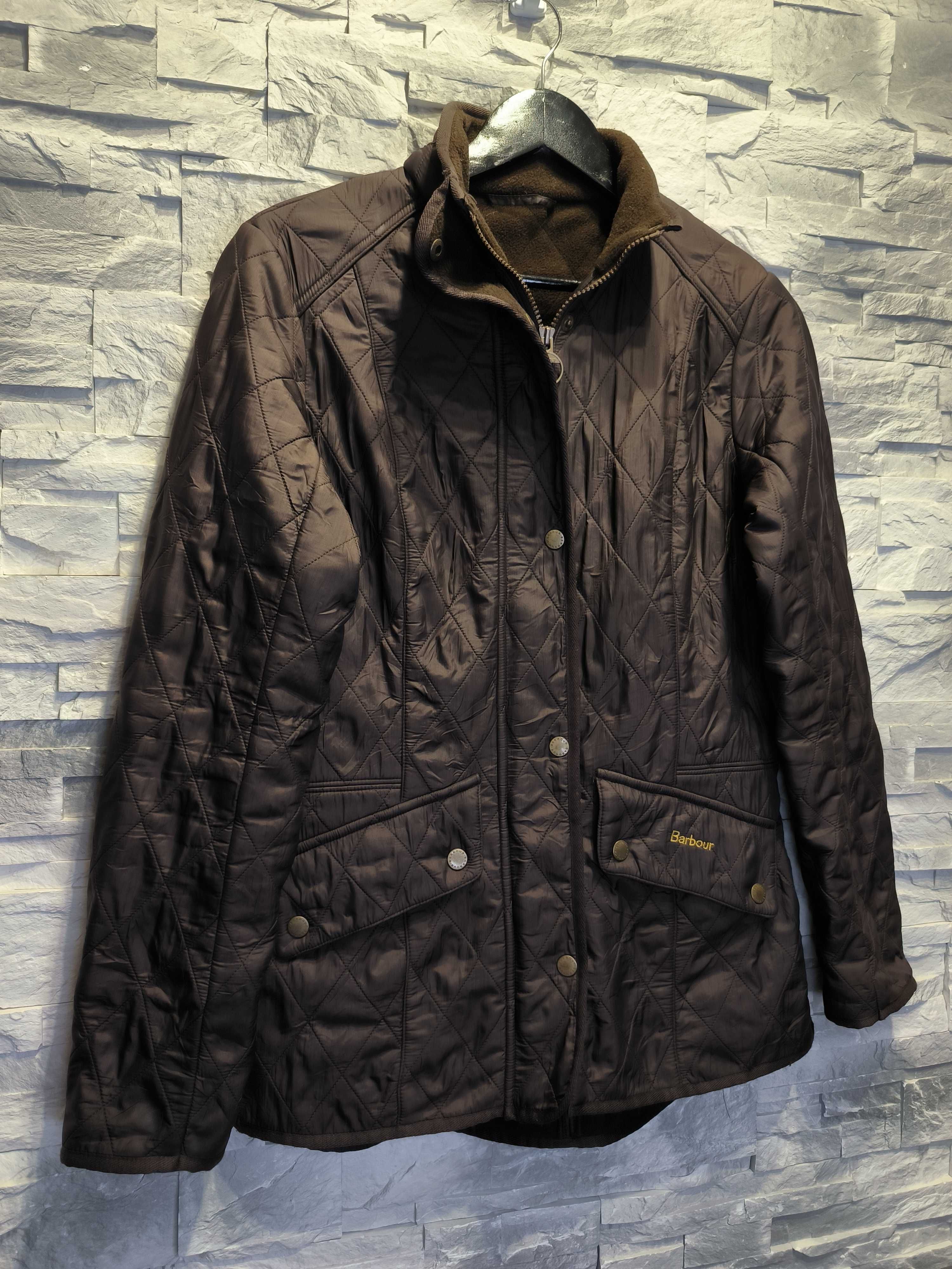 Kurtka Damska Parka Barbour Brązowa Vintage Logo