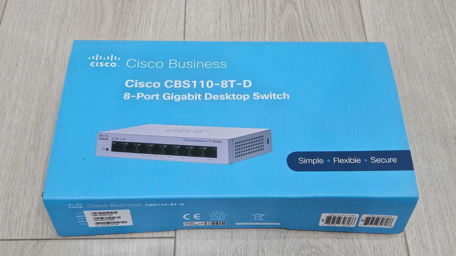 Switch Cisco CBS110-8T-D 110 Series 8-port
