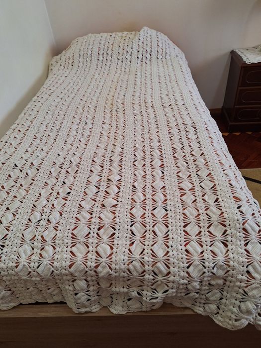 Colcha de renda 220×200cm Nova