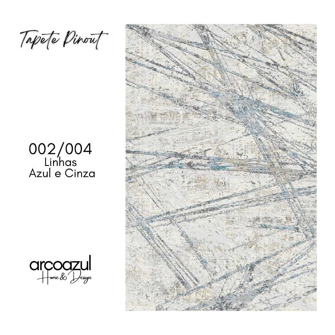 Tapete Pinout Abstract - 190x290cm - 7 Padrões e Medidas By Arcoazul