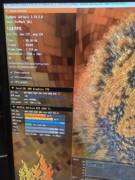 Видеокарта rtx 3060ti asus tuf