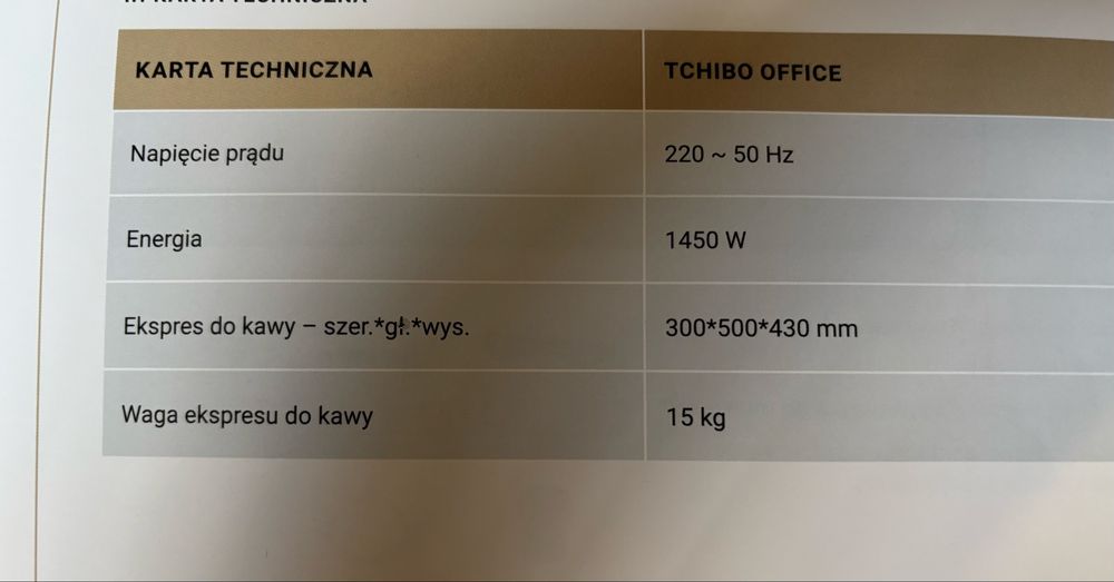 Ekspres do kawy Tchibo Office