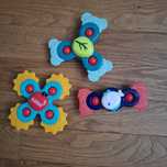 Spinnery ludo z przyssawkami