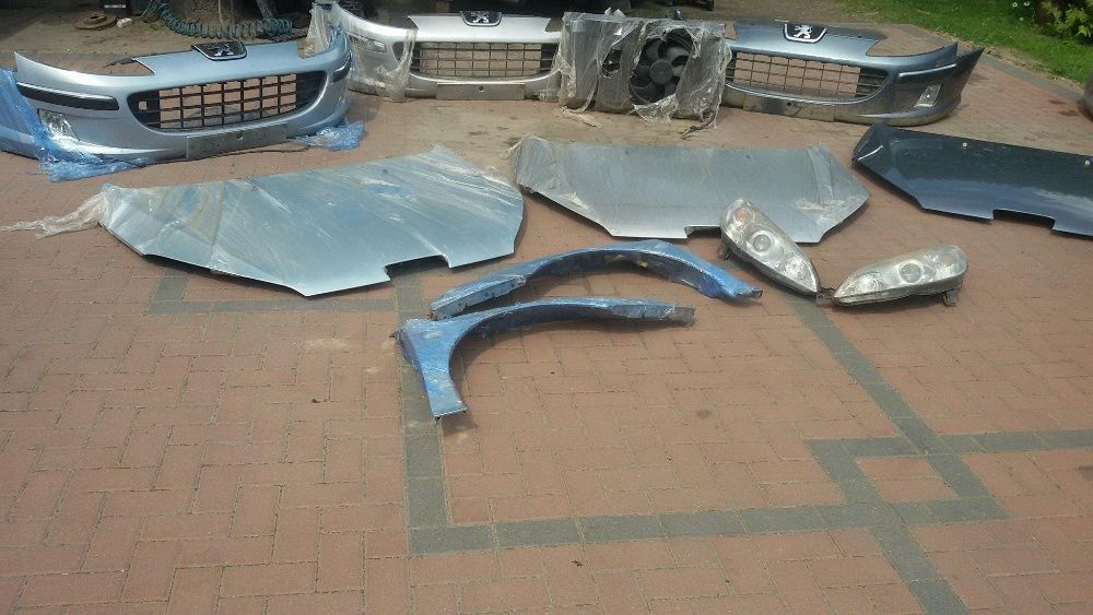 Peugeot 407 maska klapa pas chłodnice przod EZR i EYLC ezw kdac