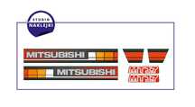 Naklejki Nalepki Traktorek Mitsubishi MT17 Minitraktorek Nalepka