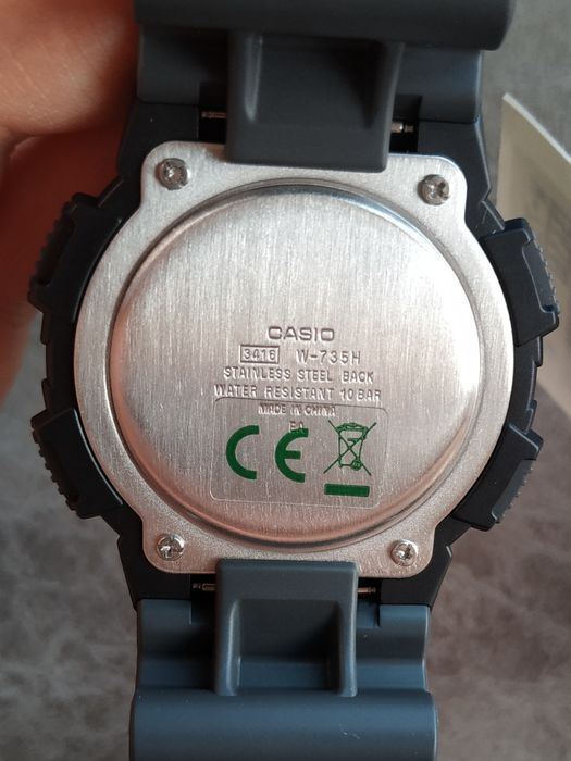 Годинник  Casio W-735H Оригінал Гарантія Вібросигнал Касио