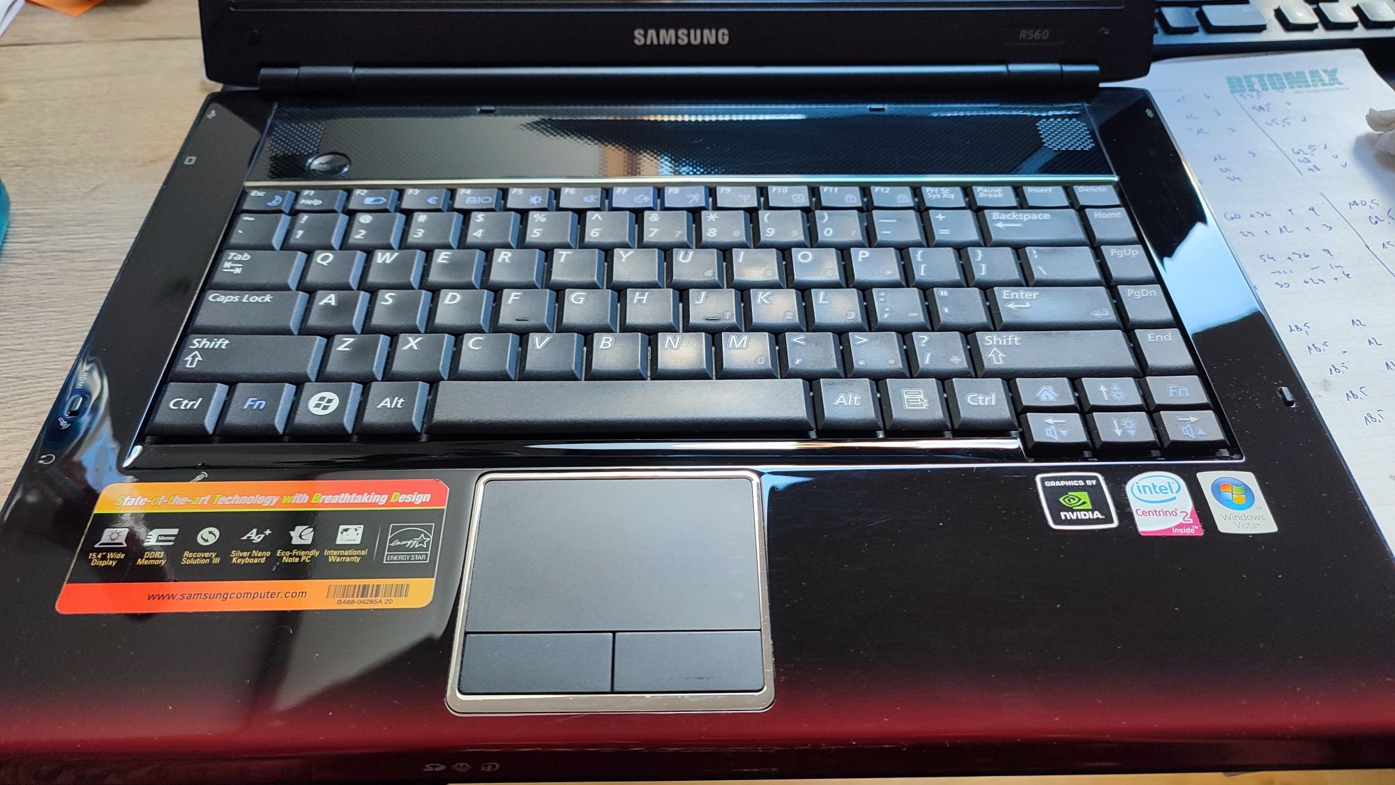 Laptop samsung r560 6GB RAM dysk wd Blue 320GB