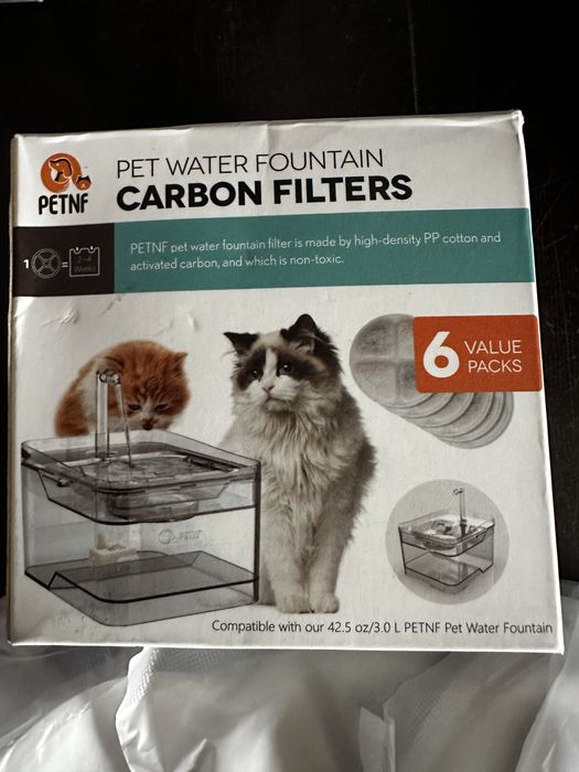 6 шт фільтр для фонтану для домашніх тварин