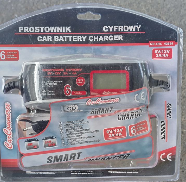 Prostownik cyfrowy 6-12V