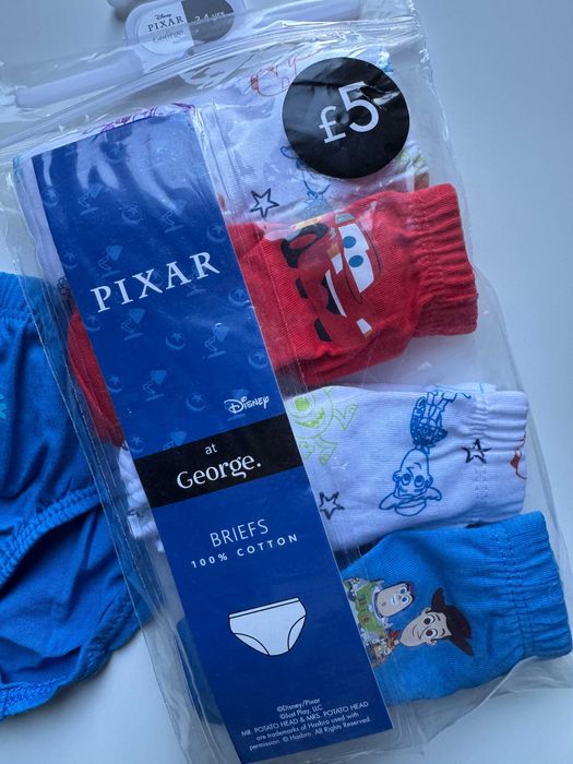 Набір трусиків Джордж Pixar 3-4р (98/104см) трусы, набор трусов, труси