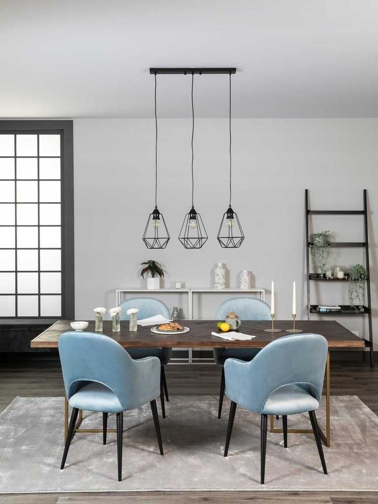 Lampa wisząca Westwing Wire 3 -punkty światła E27 DEL7LIT03-111