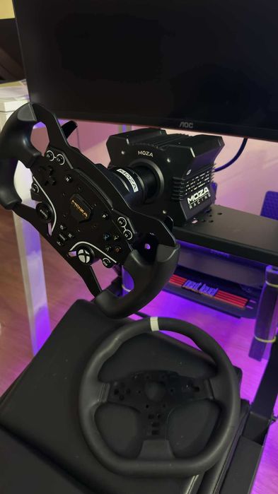 Moza R12 + Volante Es-Xbox + Volante Formula