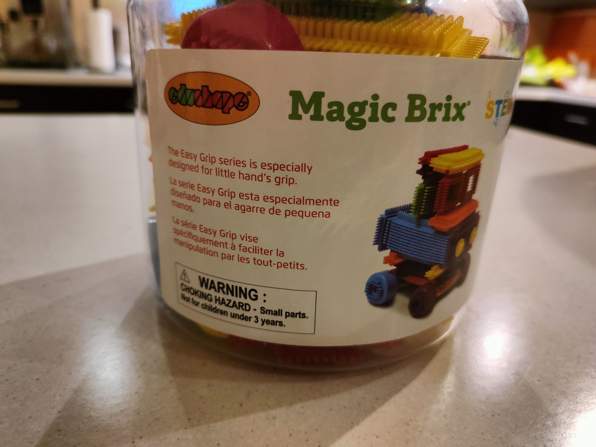 Klocki jeżyki nieużywane edushape magic brix