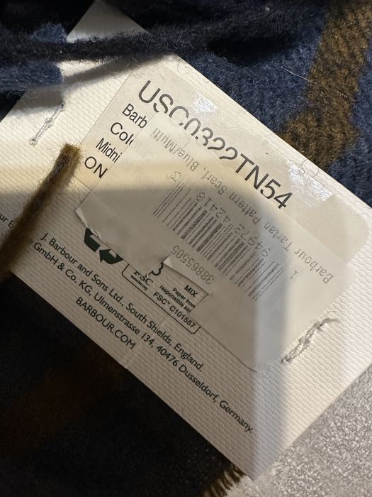 Фірмовий шарф Barbour