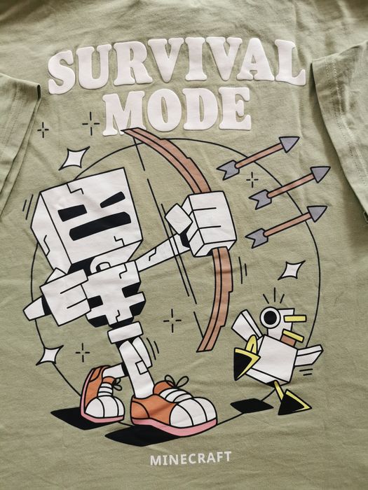 T-shirt koszulka chłopięca Zara Minecraft