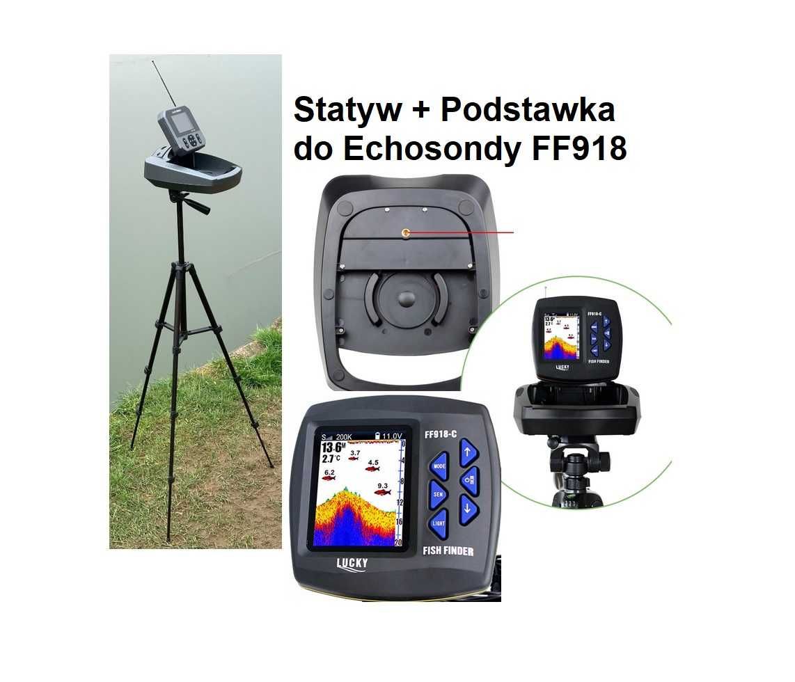 STATYW + PODSTAWKA do wędkarskiej Echosondy FF918