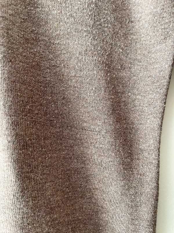 Brązowy beżowy zapinany sweter damski Mohito S 36