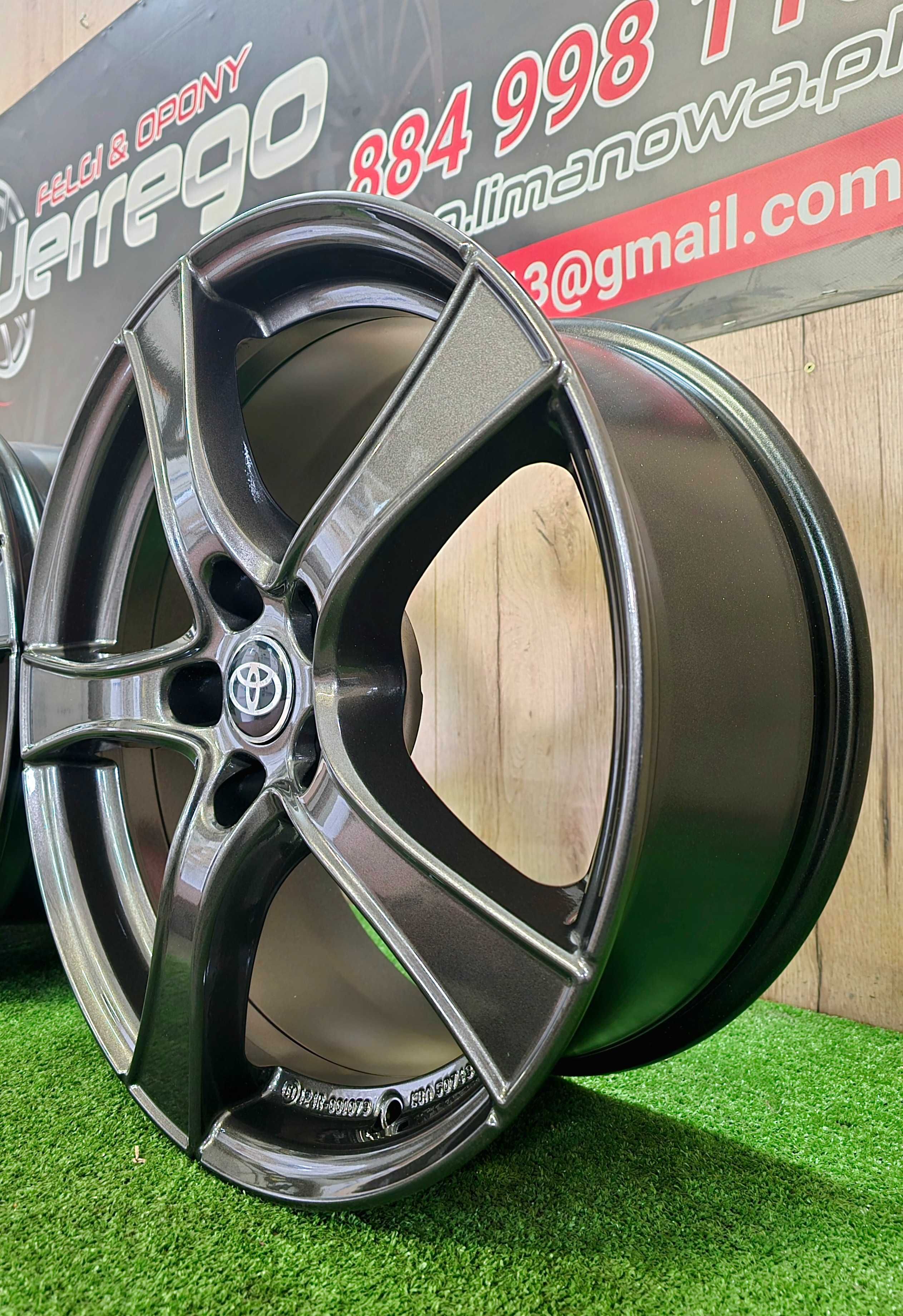 NOWE ALUFELGI TOYOTA 18x5x114,3 Auris,Avensis,Corolla,C-hr,Yaris,RAV4