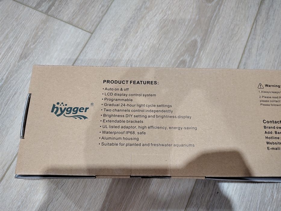 Lampa do akwarium/terrarium Hygger Hg 999
